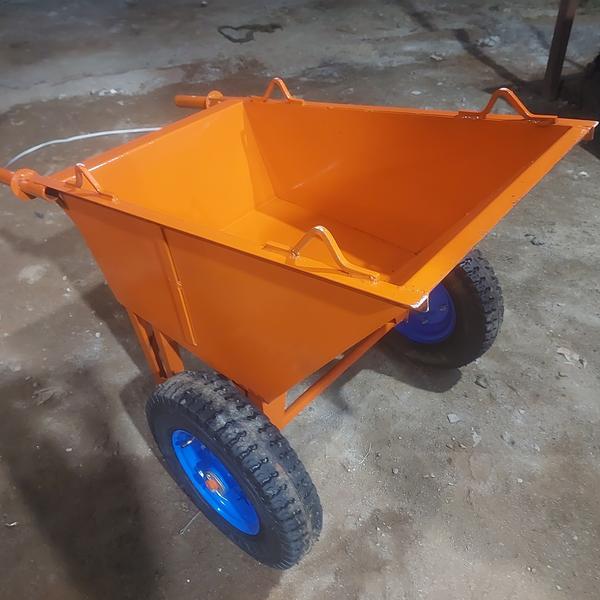 heavy duty double wheel barrow