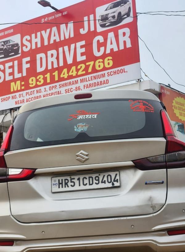 car rental without driver fari