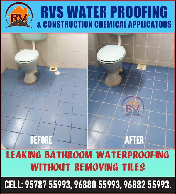 water seepage barrier for bath