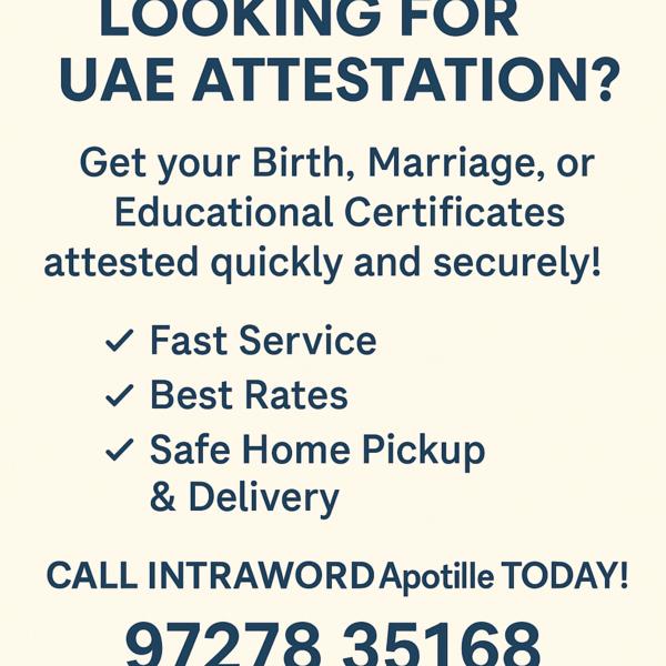 If you need document attestati