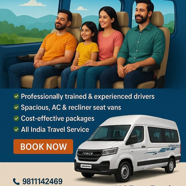 force urbania van rental delhi