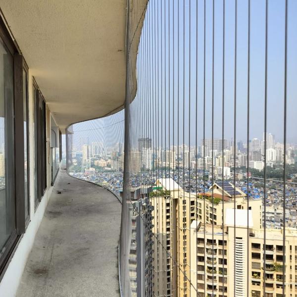 Invisible grills for balcony a