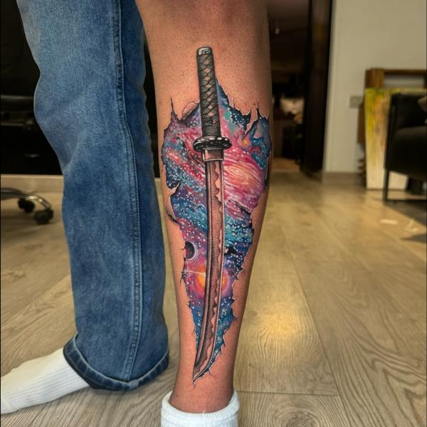 vibrant sticker style characte