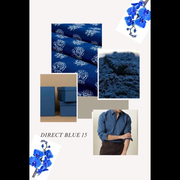 Direct Blue 15 is a powerful dye ideal for cellulo