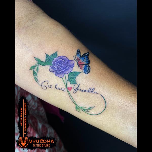 names butterfly tattoo