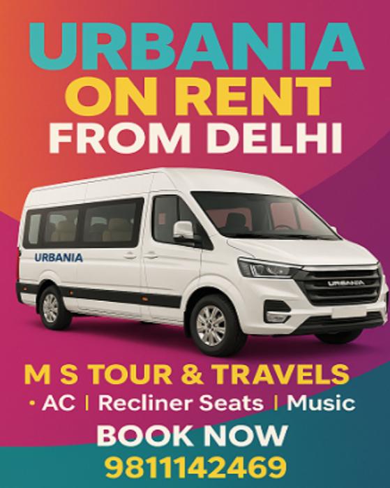 force urbania van rental delhi