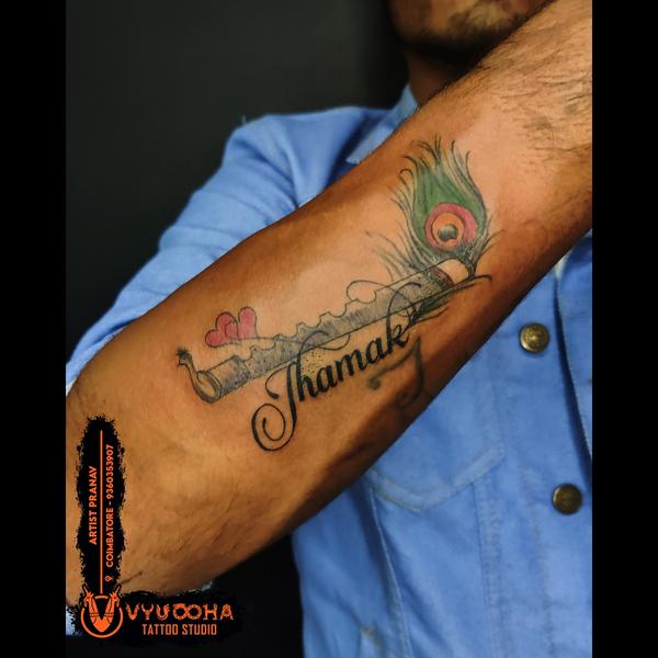 custom krishna name tattoo coi