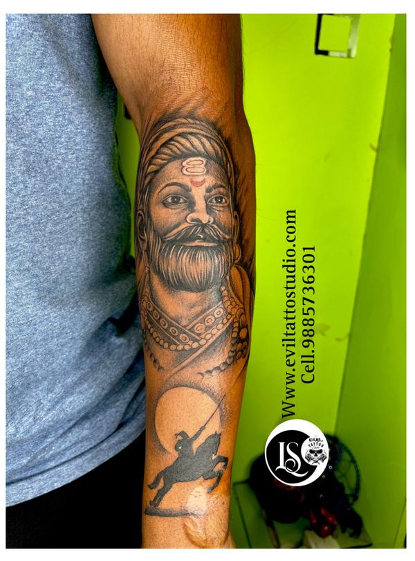 lion warrior helmet tattoo