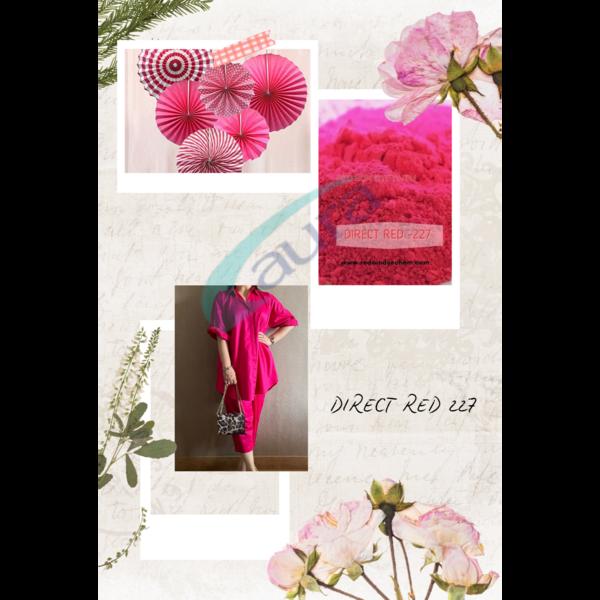 Direct Red 227 is a high-performance dye used wide