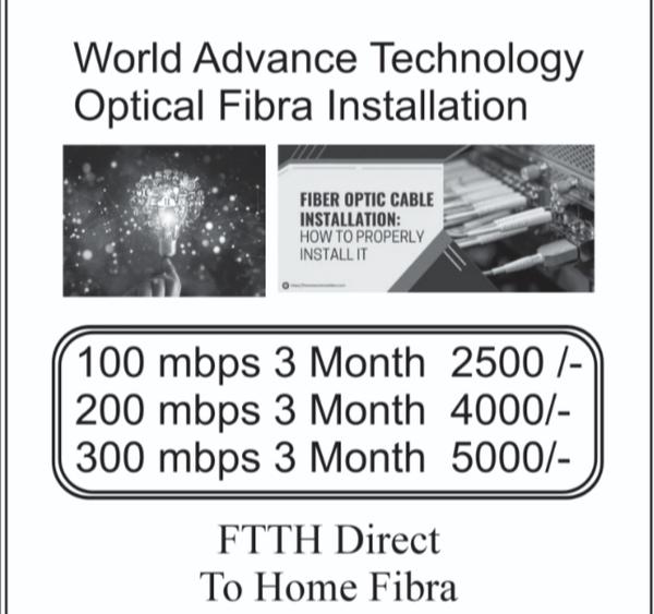 ftth fibre installation servic