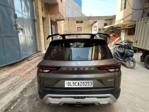 rear spoiler with led lights p