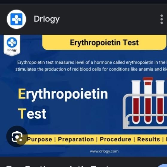 serum erythropoietin epo blood