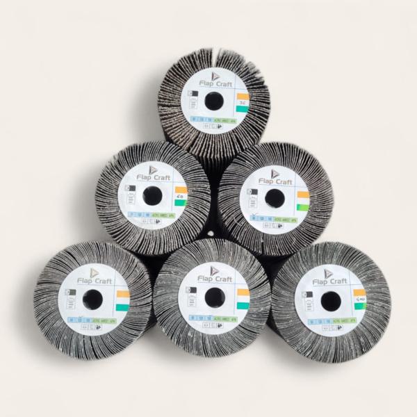 FlapCraft Alox Flap Wheel for Burnishing Machine.
