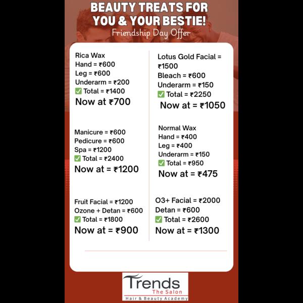 Friendship Day Salon Offer in Nagpur – D