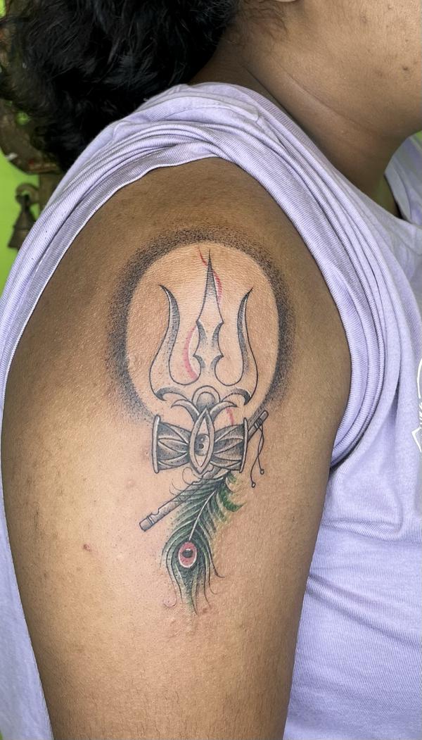 spiritual shiva tattoo with co