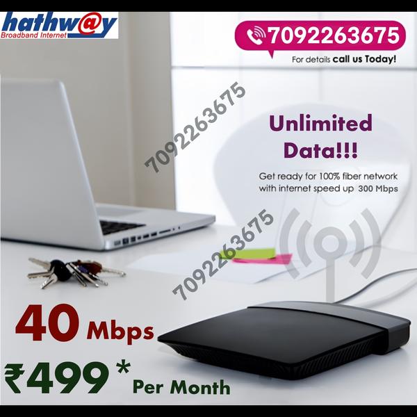 best hathway broadband plan fo