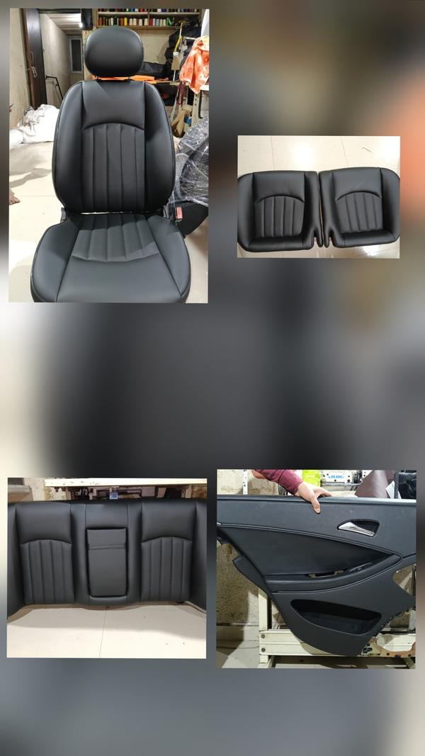 black america leather door pan