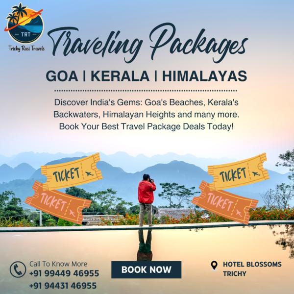 trichy to goa holiday packages