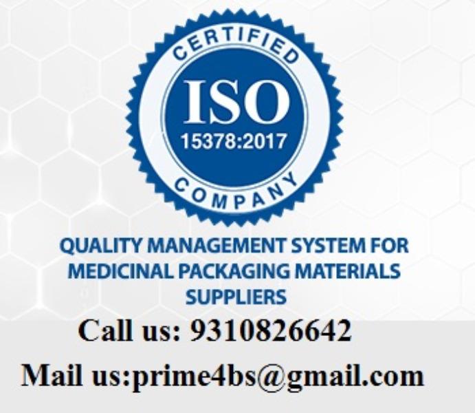 ISO 15378 specifies the qualit