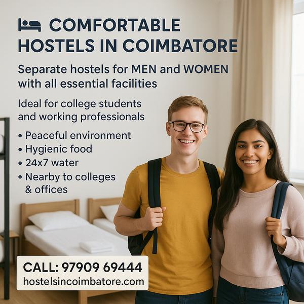 separate hostels for men and w