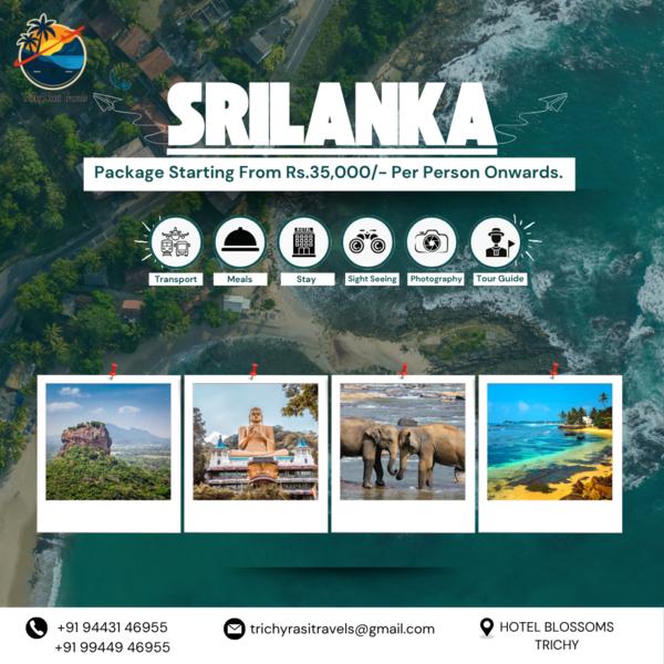 trichy to sri lanka sightseein