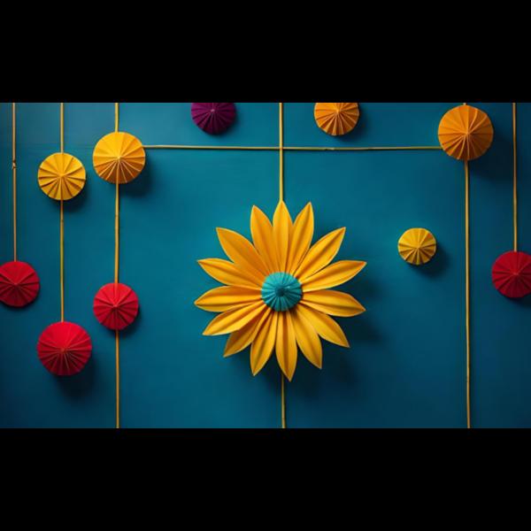 Origami decorations trans