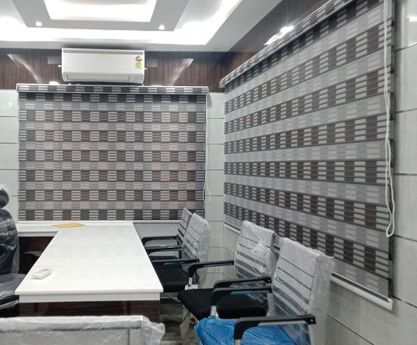 modern and classic zebra blind