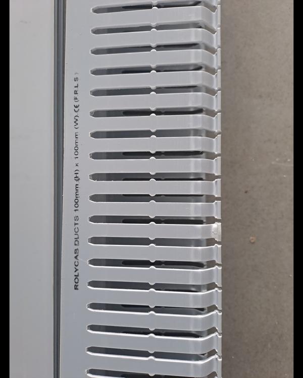 Rolycab PVC Channel 100x100 mm