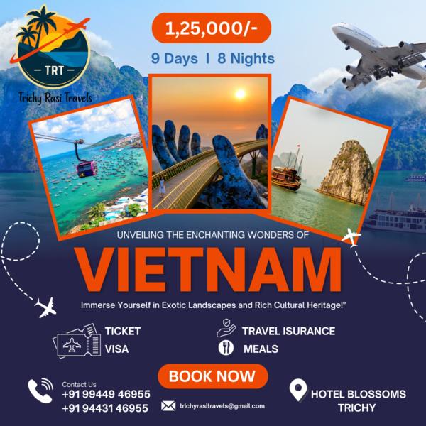vietnam tour package from tric