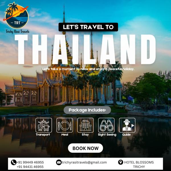 thailand tour package from tri