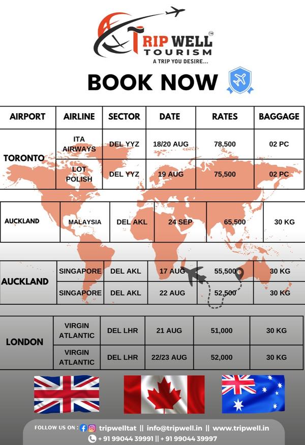 unbeatable airfare offers auck