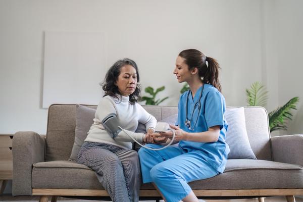 certified female nursing profe