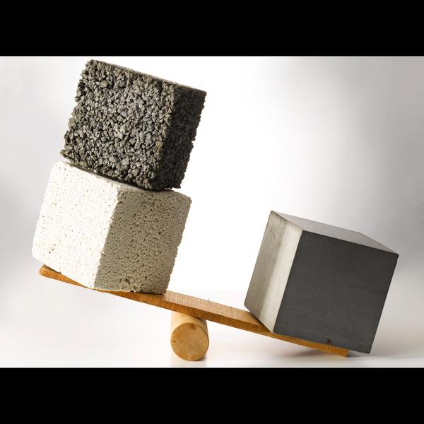 concrete density range 600 to 