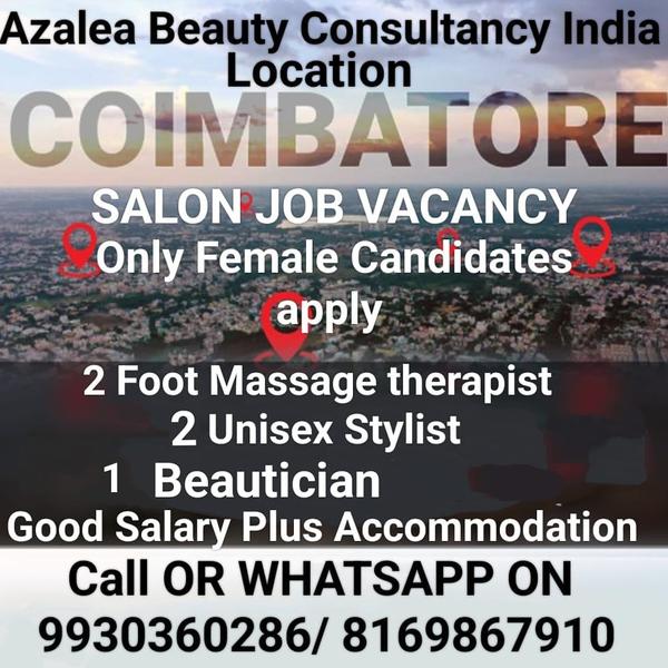 best hair stylist jobs coimbat