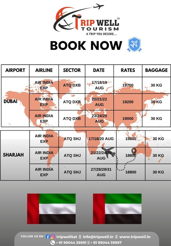 international flight offers du