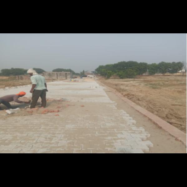 planned residential plot layou