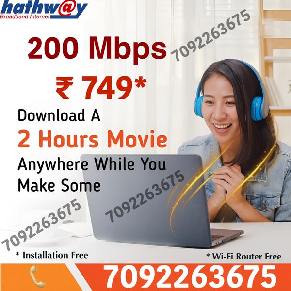 Hathway new connection for WFH