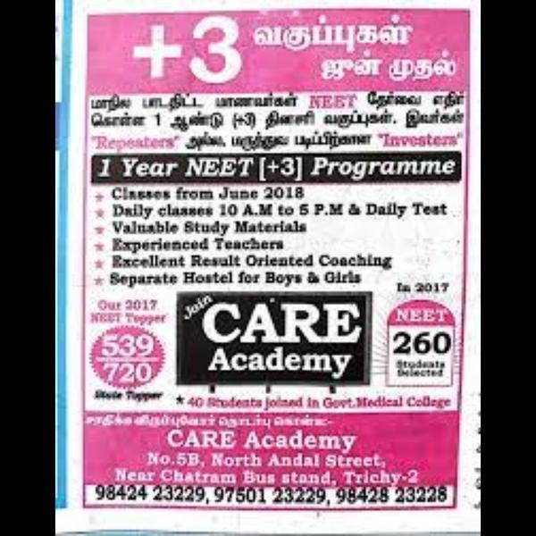 Care Academy For thorough