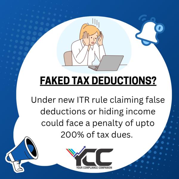 Kindly provide exact tax deduc