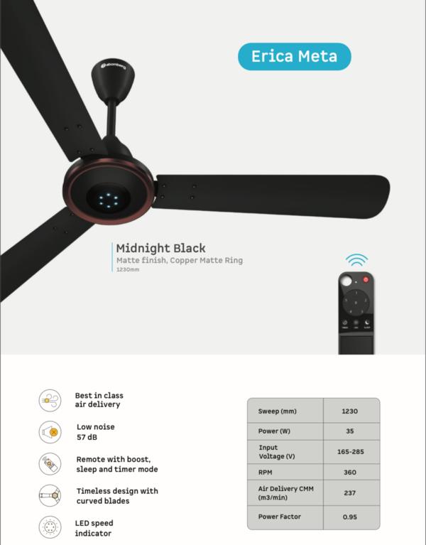 low voltage energy saving fans