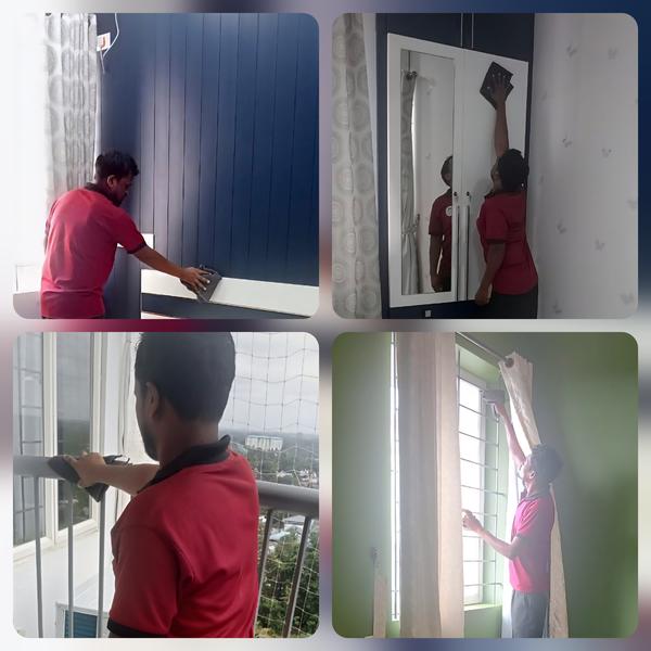 Professional deep cleaning in