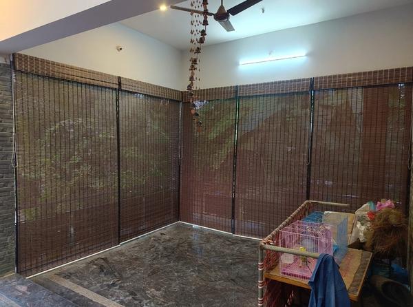 high quality pvc bamboo window