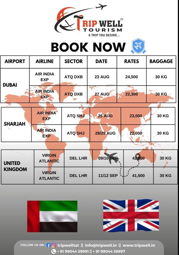 ✈️ FLIGHT DEALS FOR TODAY ONLY