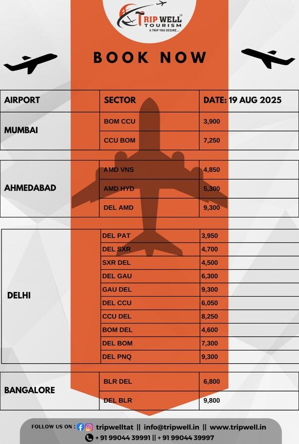 ✈️ FLIGHT DEALS FOR TODAY ONLY