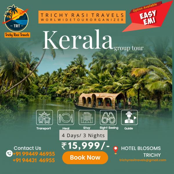 kerala tour packages from tric