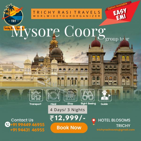 mysore coorg tour packages fro