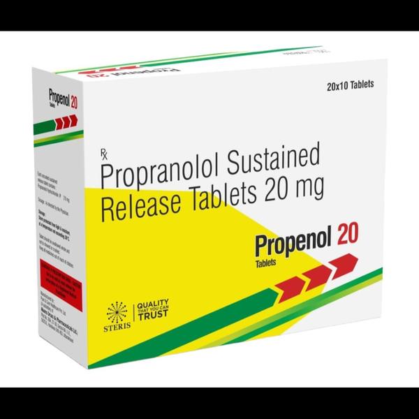Propranolol 20mg Tablets Uses, Benefits, Side Effects & Complete Guide |  Steris Healthcare Pvt Ltd - Mumbai