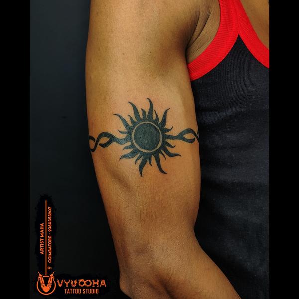 Tribal Sun Armband Tattoo Flow