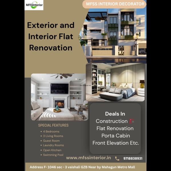 wall ceiling and flooring inte