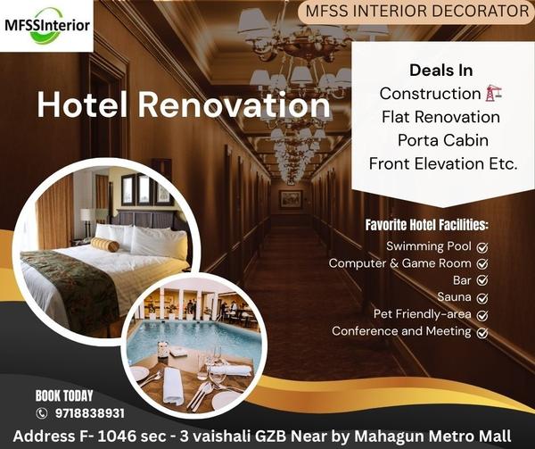 hotel exterior renovation ghaz
